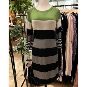 Studio One Size XL Multi-Color Sweater Dress